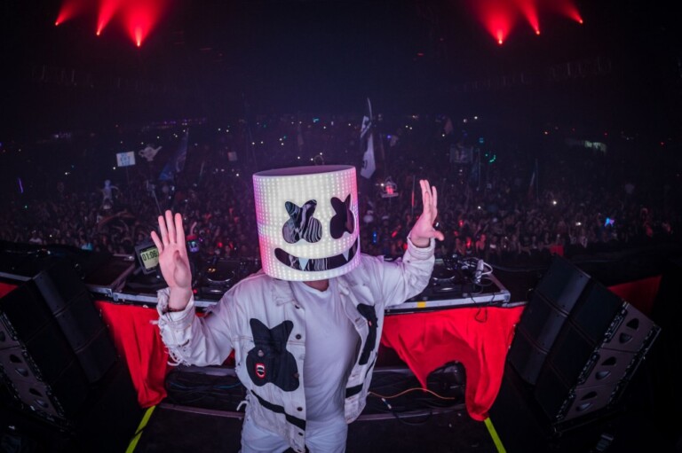 The Binches sorprende a todos con aparición de Marshmello