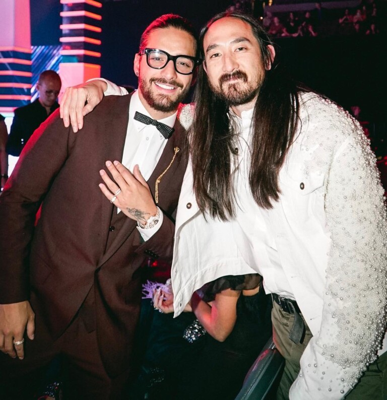 Steve Aoki y Maluma confirman estar trabajando en nueva música