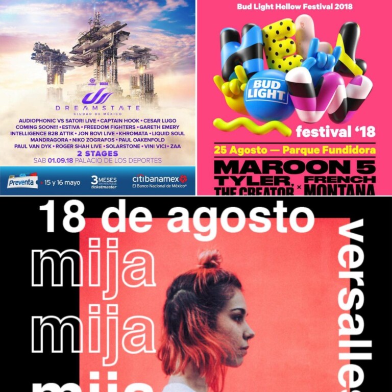 Boletiza para Hellow Festival, Dreamstate y Mija en CDMX