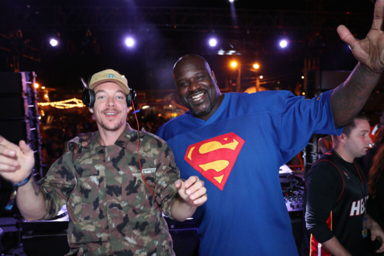 Shaquille O’Neal y Diplo preparan un track juntos