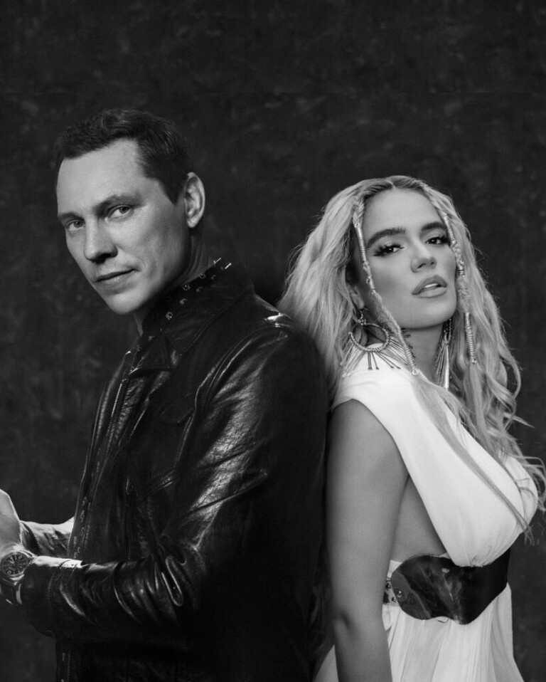 Tiësto y Karol G unen fuerzas con “Don’t Be Shy”
